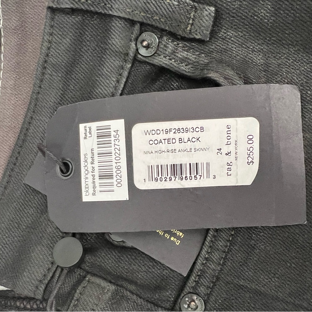 Rag & Bone Nina high rise ankle skinny jeans